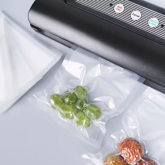 11"*50FT Embossed Vacuum Bags Rolls for Vacuum Sealer, Sous Vide, Freezer Bags, Food Packaging Bags Rolls Food Sealer Bags 28*1500cm Textured Bags