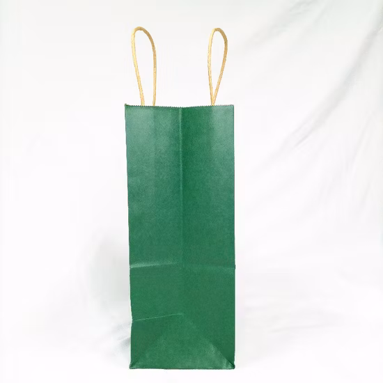 2021 Neu gestaltete Weihnachts-Geschenktüten aus braunem Kraftpapier für Party/Tee/Schuhe/Kleidung/Kuchen